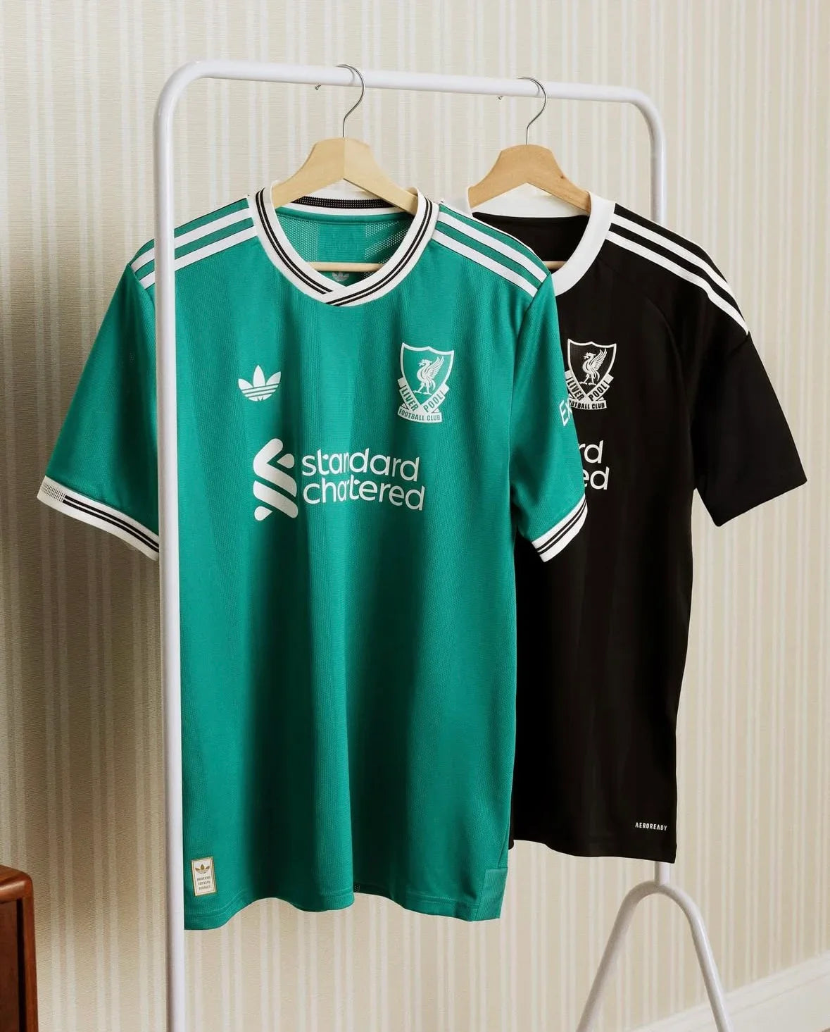 Liverpool release stunning sea-green retro third kit