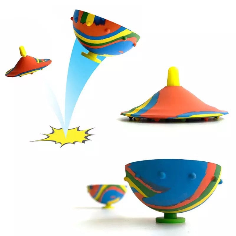 Bounce Ball Toy Jump Spinner Bowl