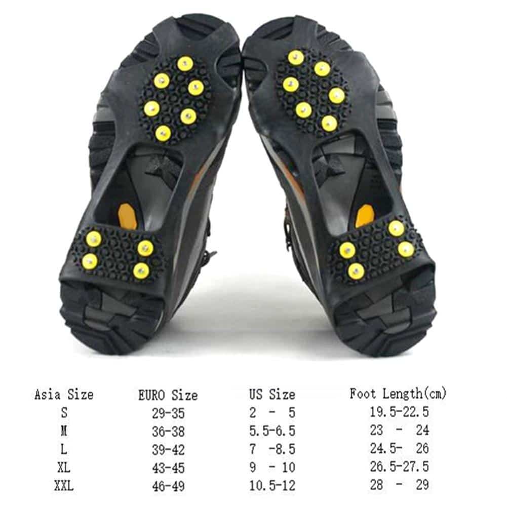 10 Studs Ice Gripper Spike Anti-Skid