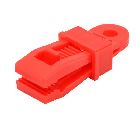 Sturdy, adjustable locking handle for tarpaulin and shade cloth