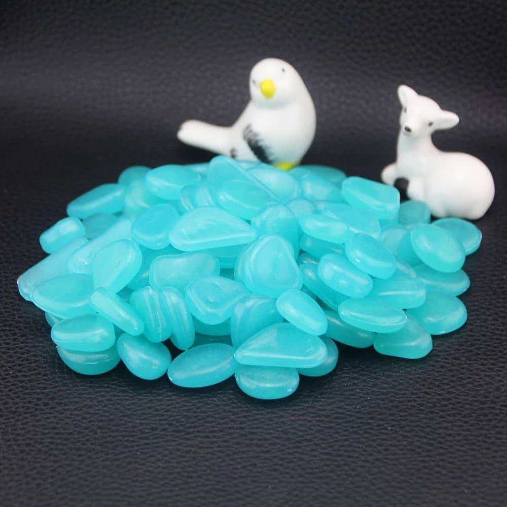 Solar Powered Glow-In-The-Dark Garden Pebbles