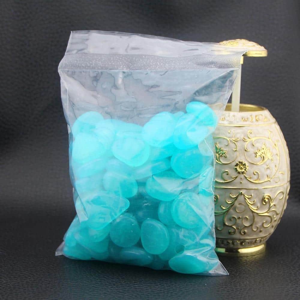Solar Powered Glow-In-The-Dark Garden Pebbles