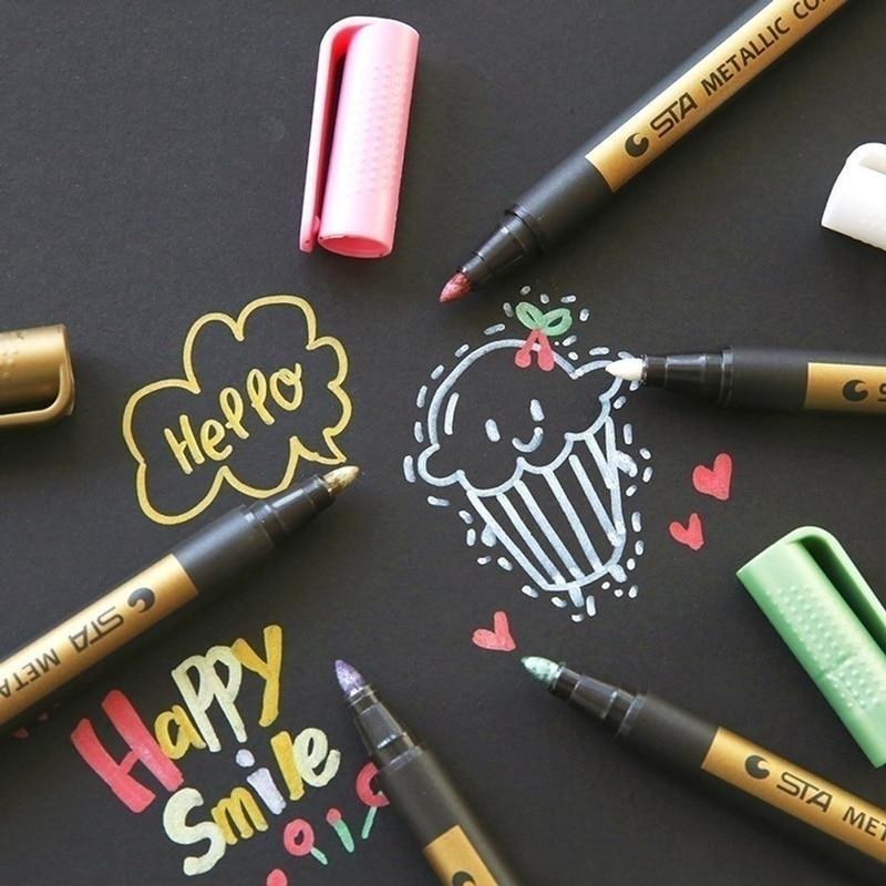 Waterproof Glitter Paint Marker (10-Pack)