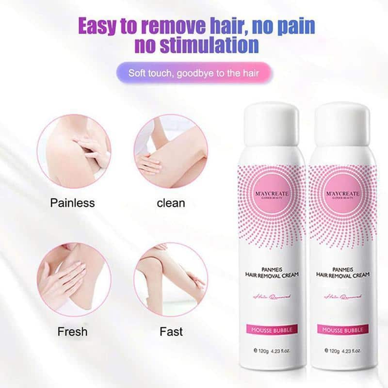 100% Permanent Natural Hair Removal Spray