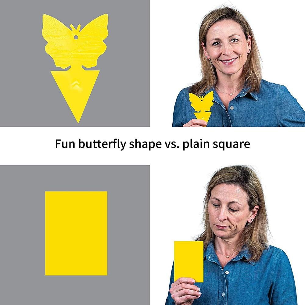 Insect Yellow Sticky Bug Traps For Outdoors
