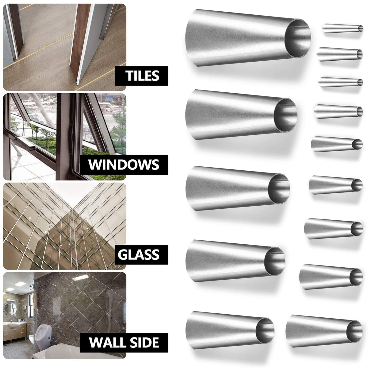 Caulking Nozzle Applicator Finishing Tool