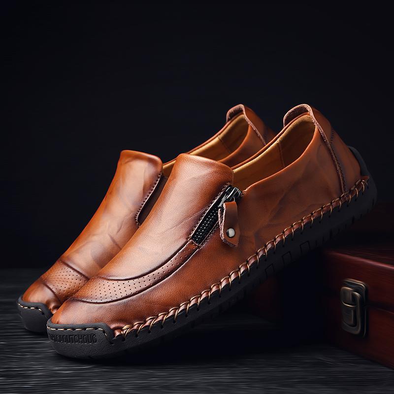 Leather shoes for men