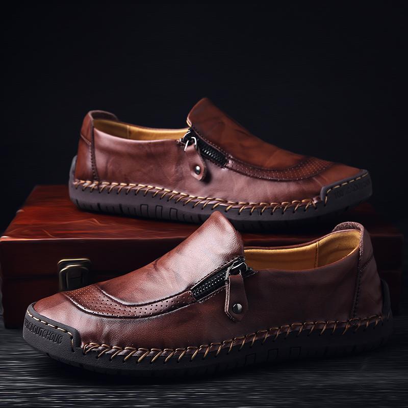 Leather shoes for men