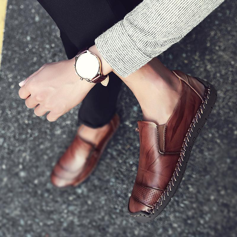 Leather shoes for men