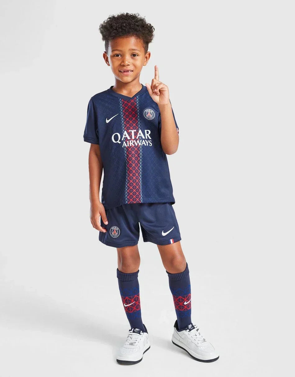 Tenue de football domicile enfant du PSG 2025/26
