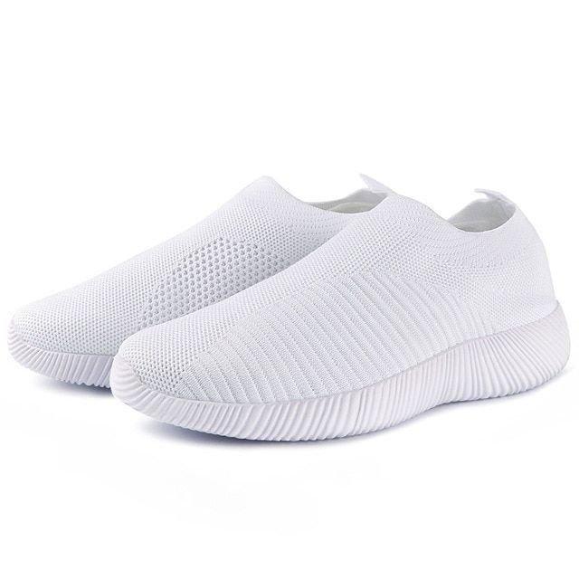 Nanccy Women’s Crystal Breathable Orthopedic Slip-On Walking Shoes