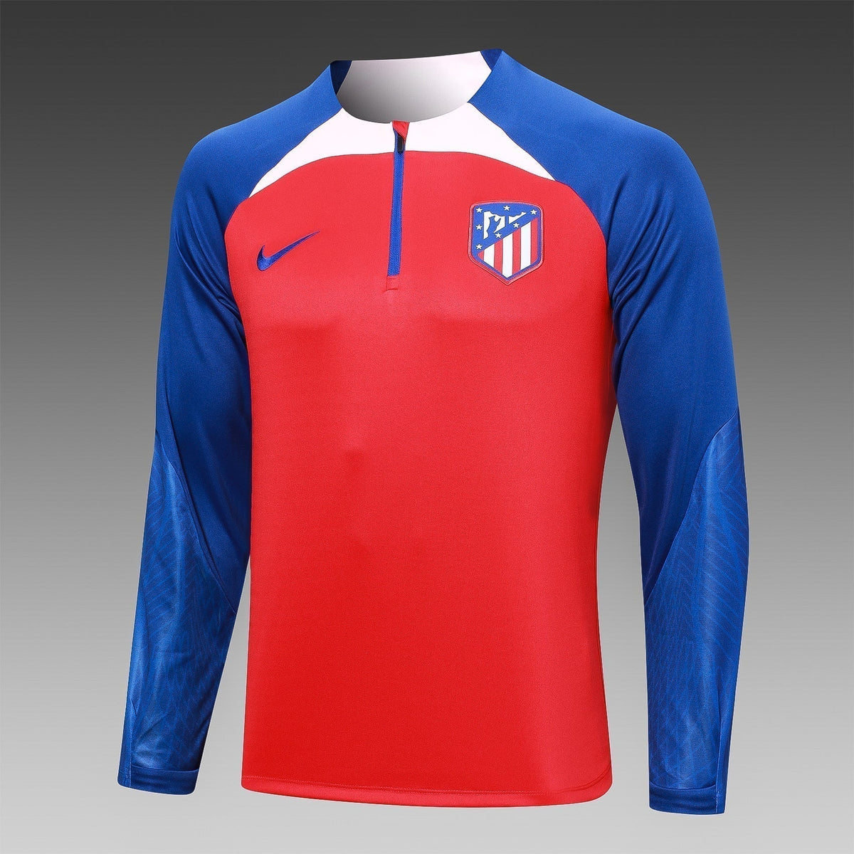 Tuta rossa dell'Atlético Madrid 23-24 (con cerniera corta)