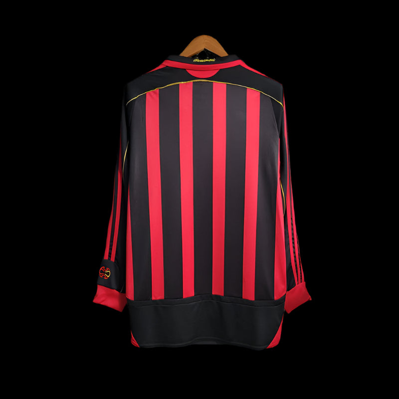 AC Milan Home 06/07 - Retrò a maniche lunghe