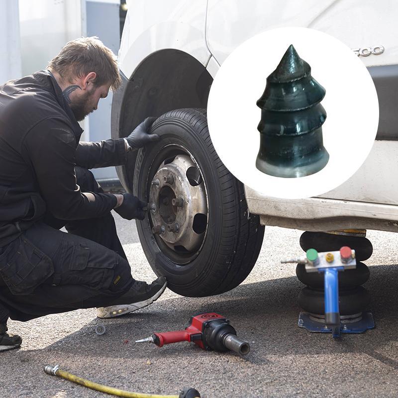 Rubber nails for tire repair