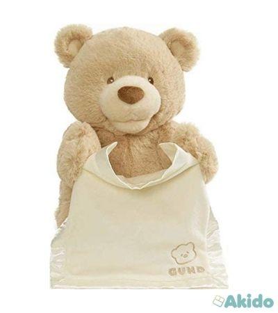 Baby teddy cuckoo-hooded plush Gund
