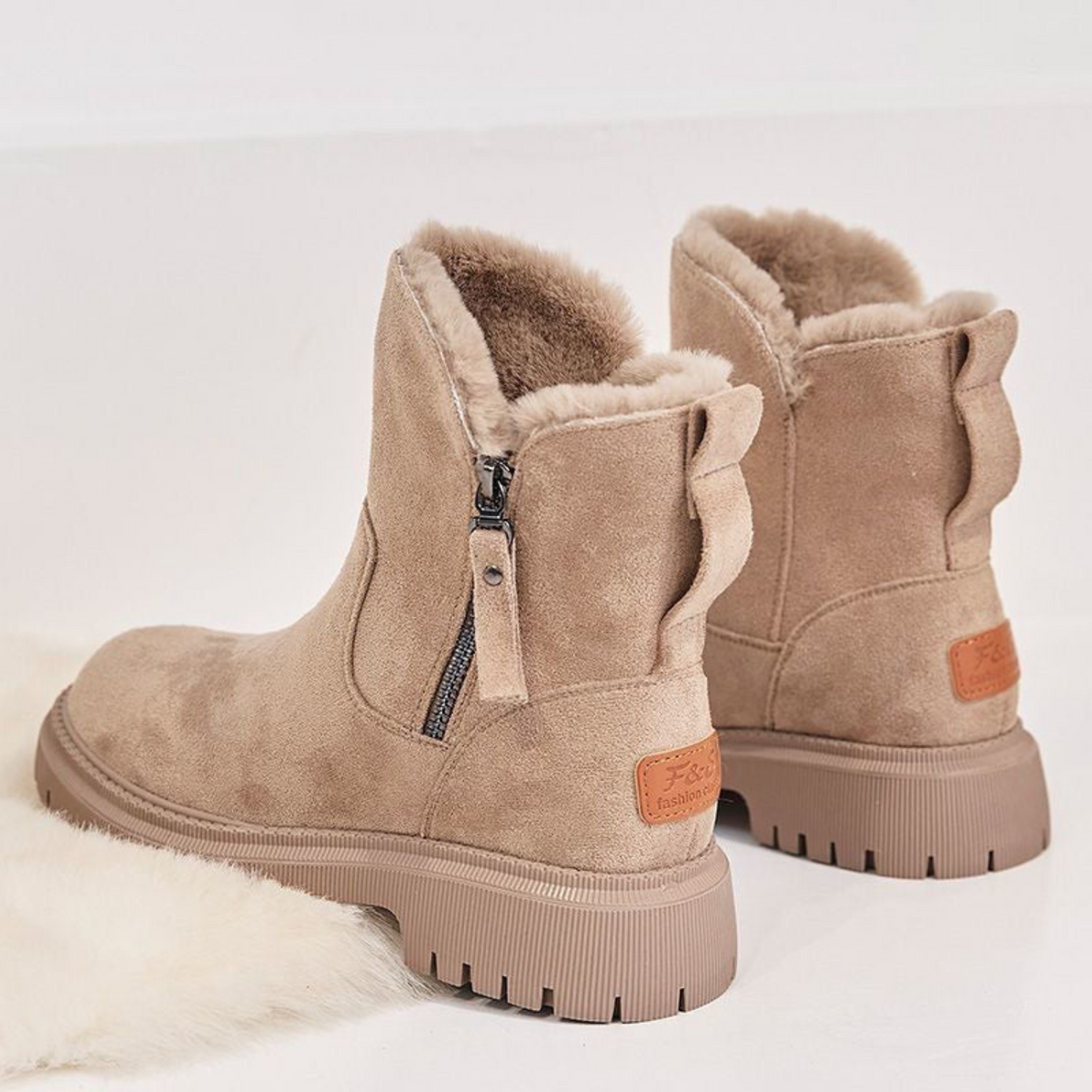 Paula™ | Warm velvet winter boots