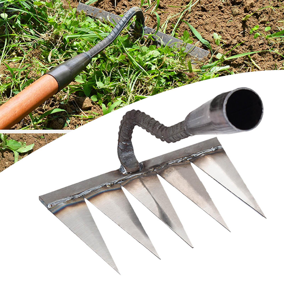 Revolutionary weeding rake