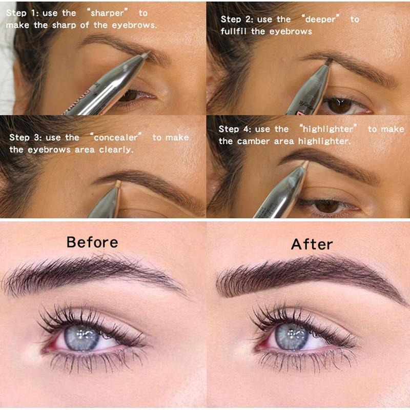 4-in-1 Brow Contour & Highlight Pen