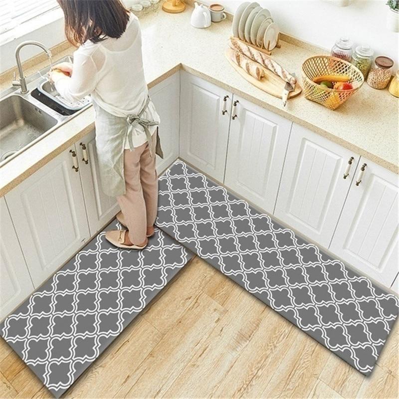 Kitchen Printed Non-Slip Rug