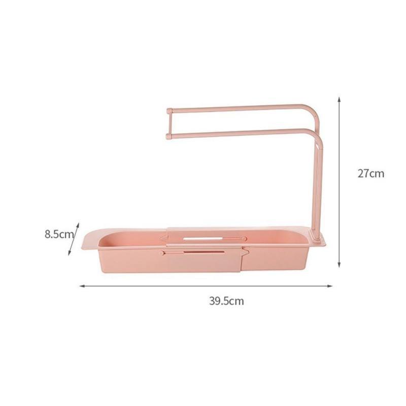 Telescopic Kitchenware Sink Rack Holder