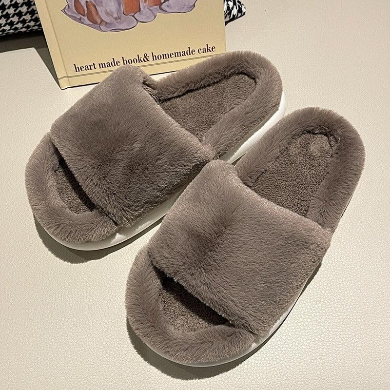 Women’s Faux-Fur Cloud Slippers