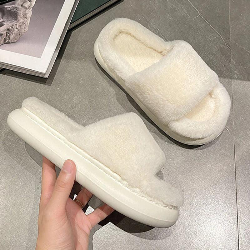 Women’s Faux-Fur Cloud Slippers