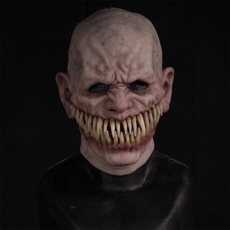 Realistic Latex Full Face Mask — Lifelike Contours, Flexible Fit