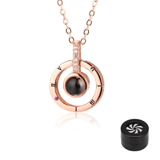 “I Love You” Ring Necklace