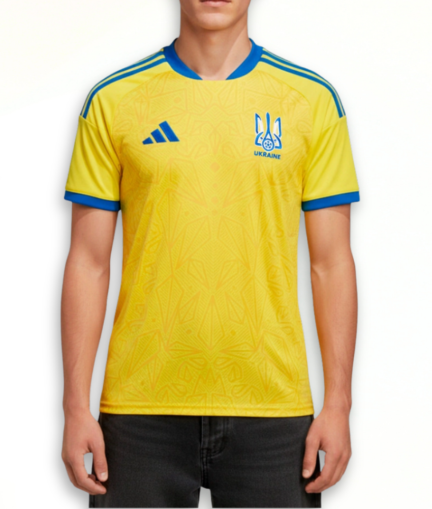Maillot domicile de l’Ukraine pour la Coupe du monde 2026