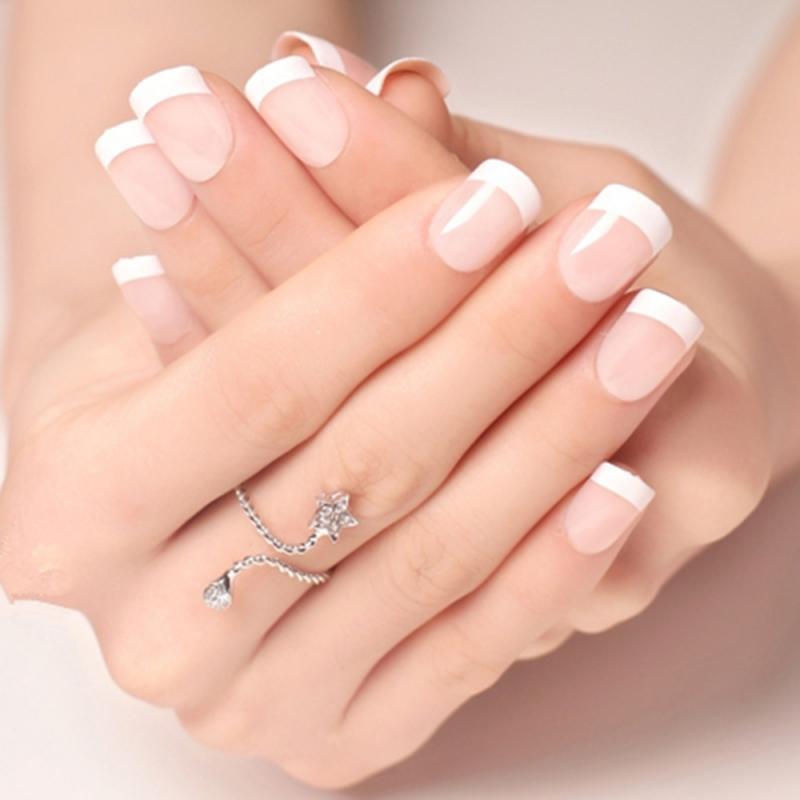 Glue On French Nail Tips