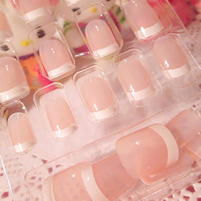Glue On French Nail Tips