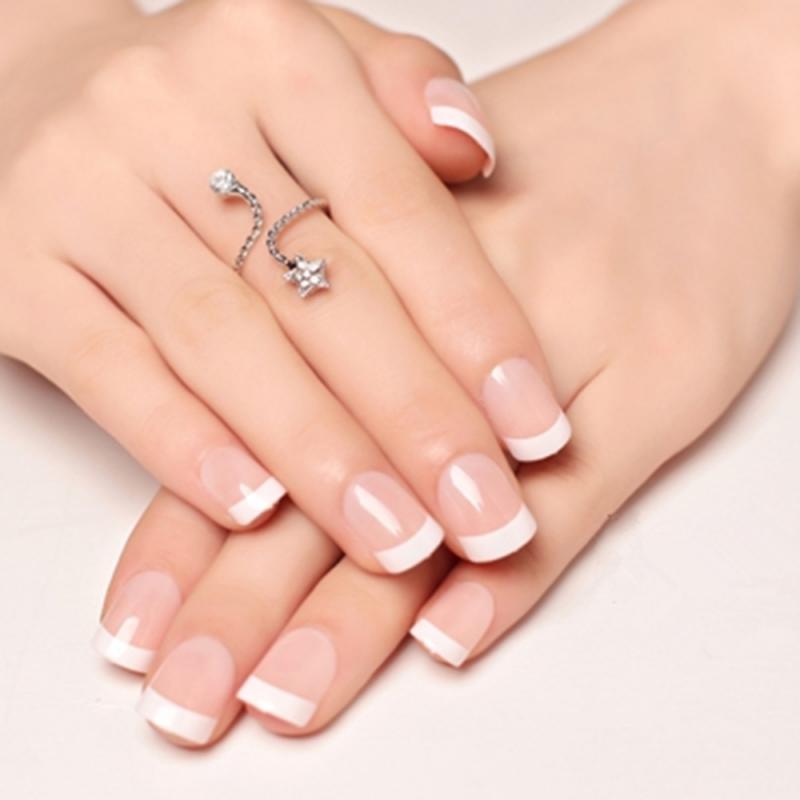 Glue On French Nail Tips