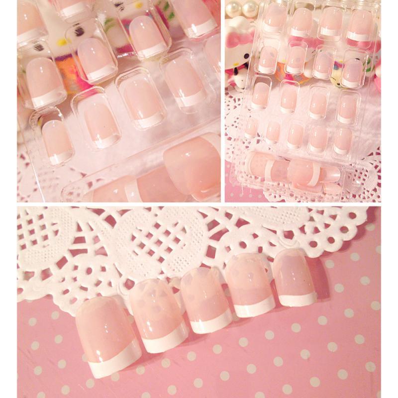 Glue On French Nail Tips