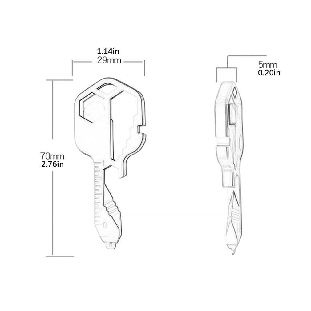 24 in 1 Key shaped pocket tool