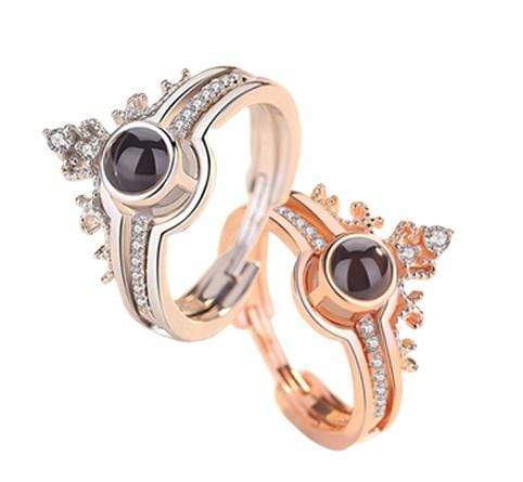 “I Love You” Ring Necklace
