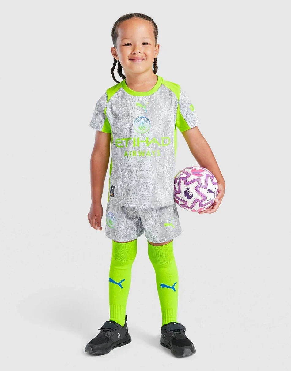Troisième kit enfant de Manchester City 2025-26