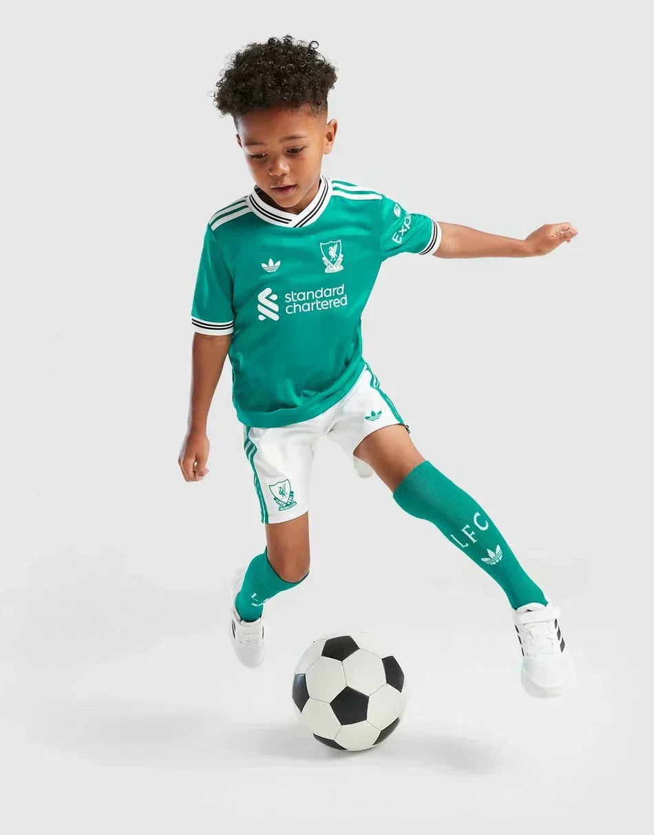 Troisième ensemble enfant de Liverpool 2025-26