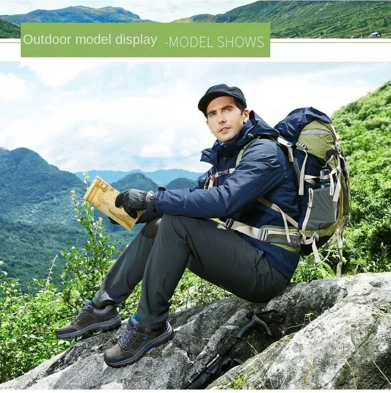 Orthopedic and breathable walking shoes for men