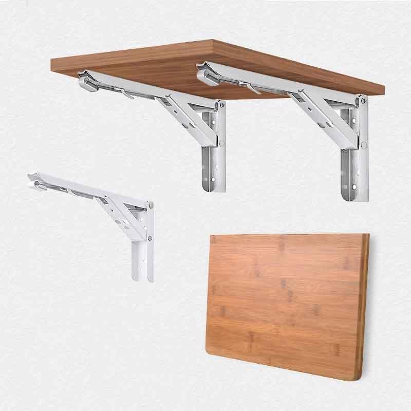 Foldable Wall Shelf Bracket (2 pcs)