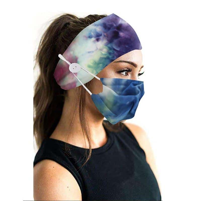 Fashion Button Headbands (Set of 2)