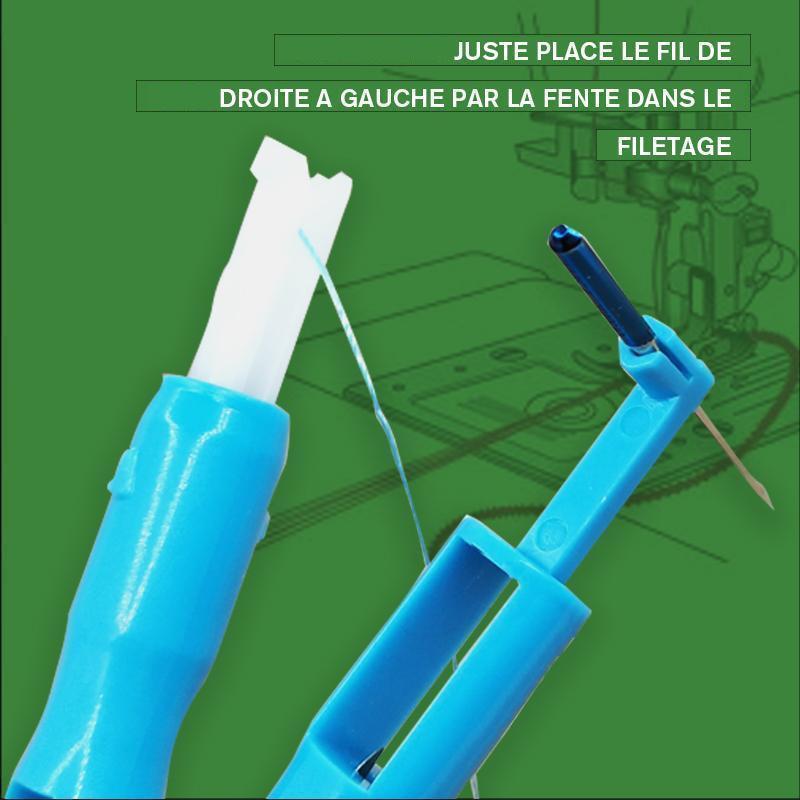 Automatic threading device for sewing machine