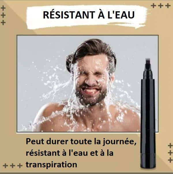 Semi-permanent beard pen