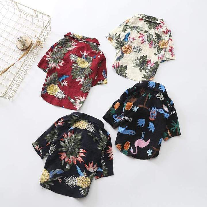 Hawaiian shirt for dog