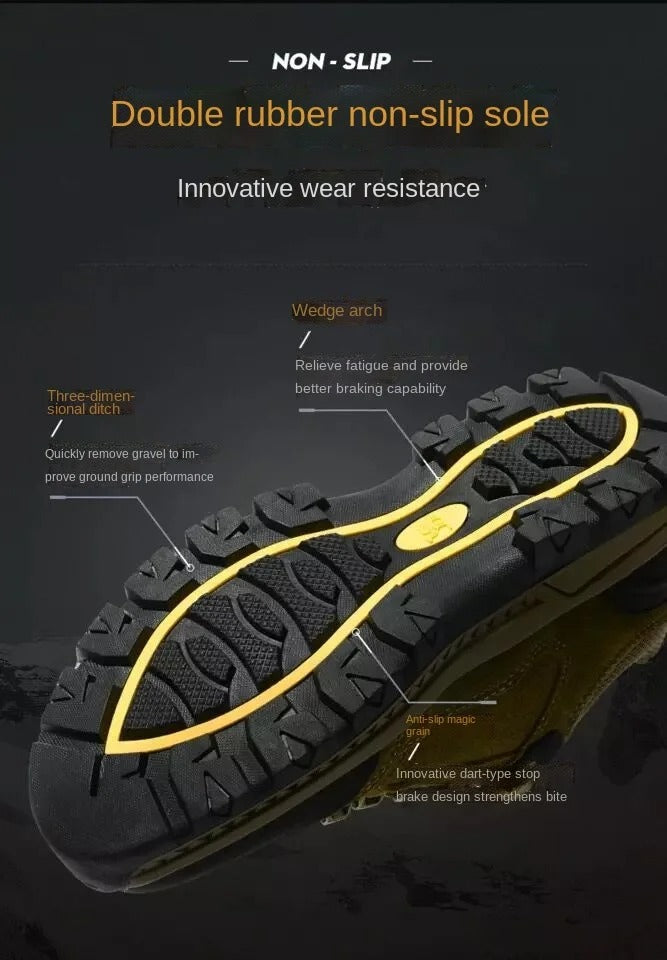 Orthopedic and breathable walking shoes for men
