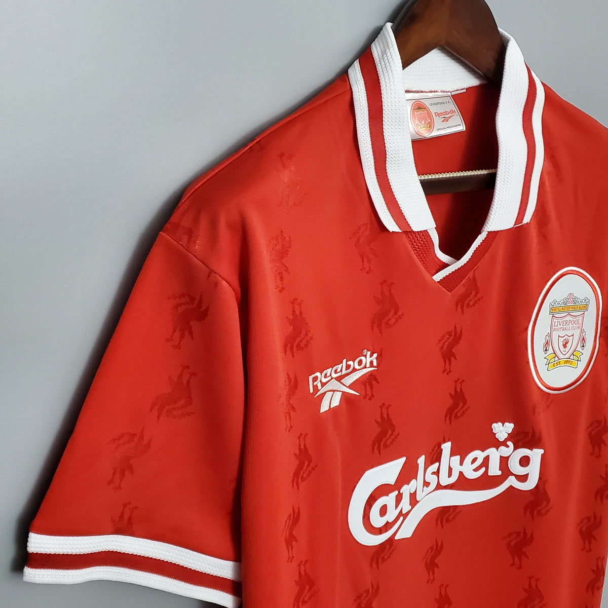 Maillot rétro domicile de Liverpool 1996-1997