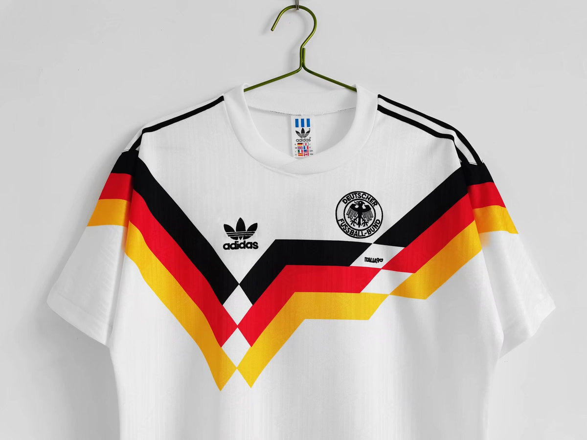 Maillot domicile rétro de l’Allemagne 1990