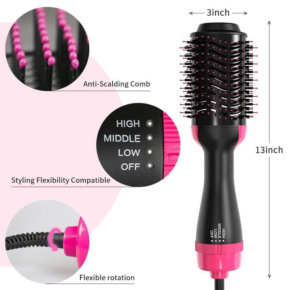Hair Dryer & Volumizer Hot Air Brush