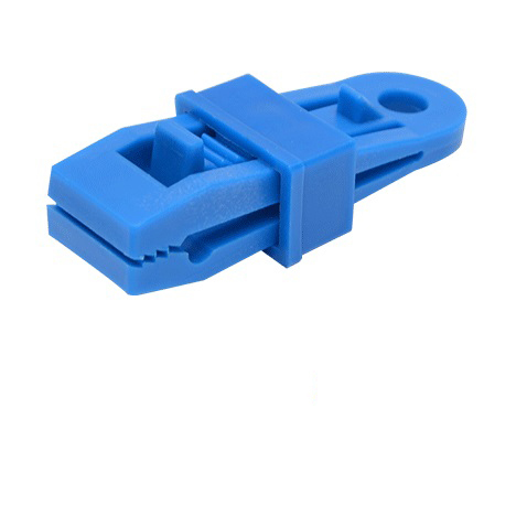 Sturdy, adjustable locking handle for tarpaulin and shade cloth