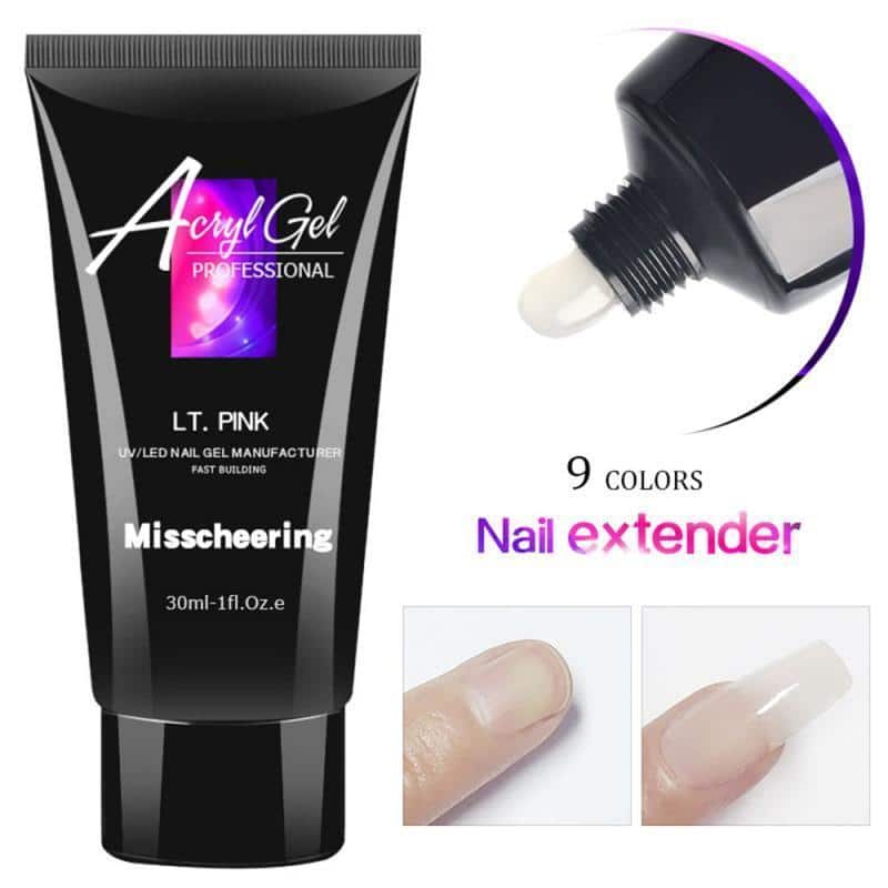 Nail Crystal Poly Gel