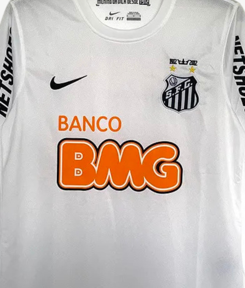 MAILLOT RÉTRO DOMICILE À MANCHES LONGUES DE SANTOS 2011/12